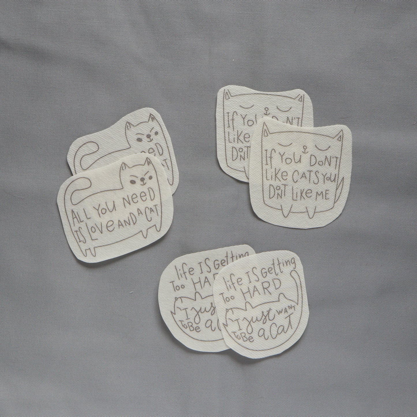 Stick & Stitch - Katten trio