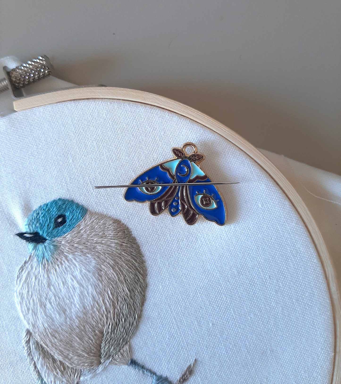 Magnetic Needle Minder - Blauwe vlinder