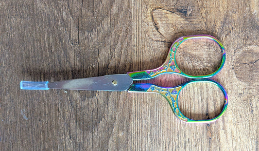 Grotere borduurschaar regenboog