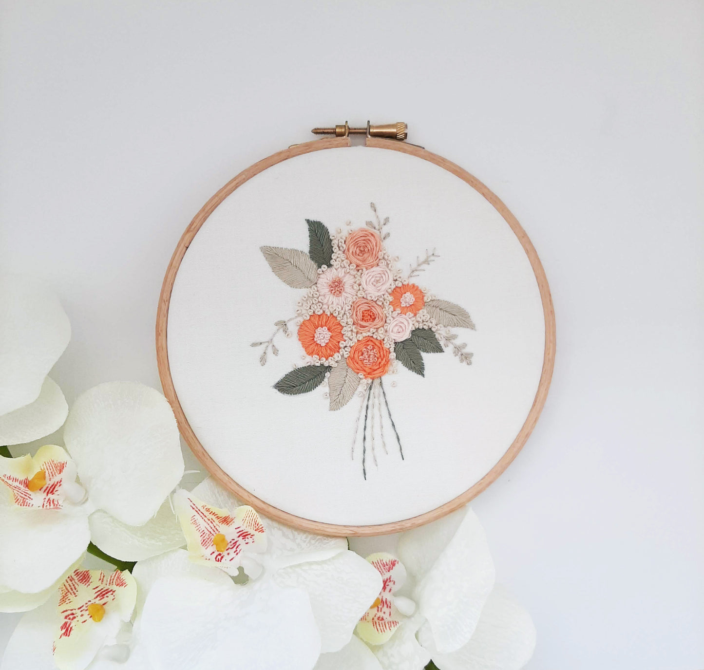 Borduurpakket - Trouwboeket