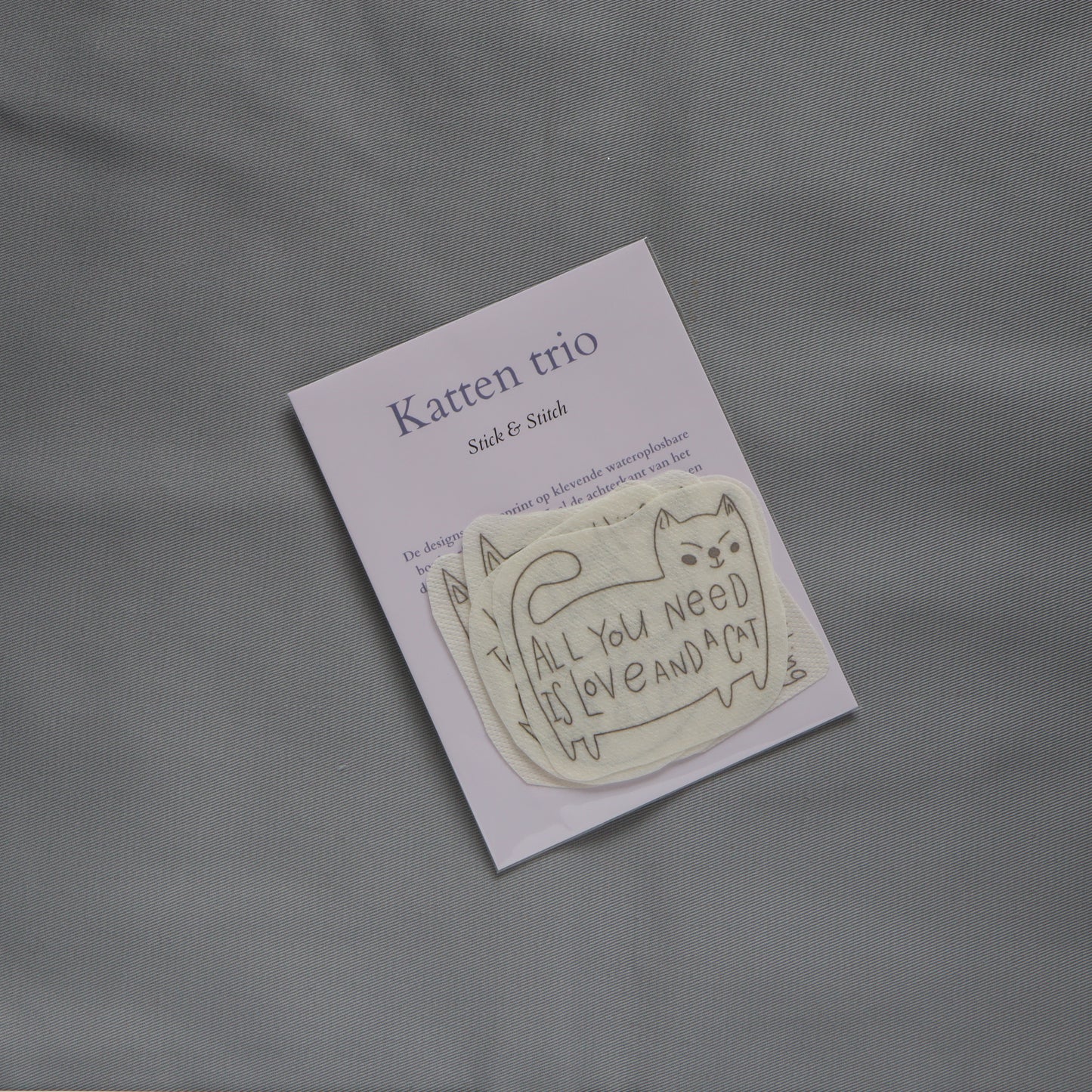 Stick & Stitch - Katten trio