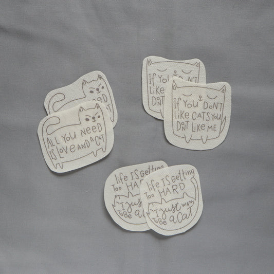 Stick & Stitch - Katten trio