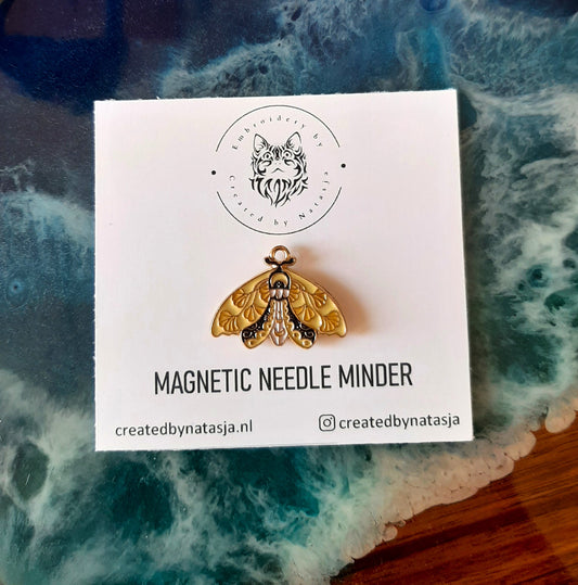Magnetic Needle Minder - Gele vlinder