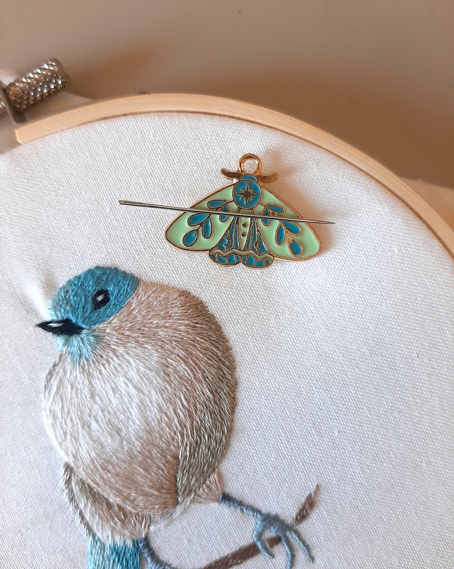 Magnetic Needle Minder - Groene vlinder