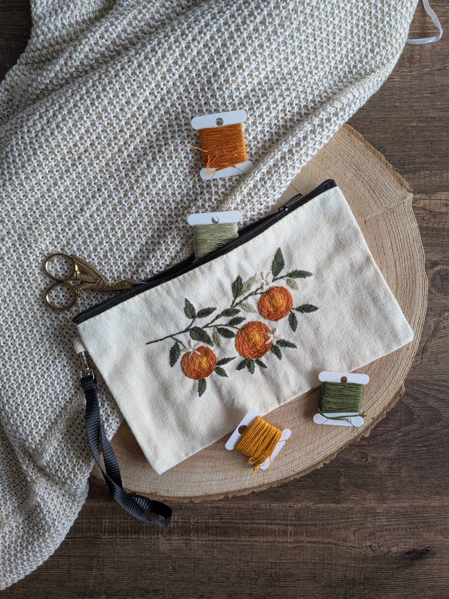 Borduurpakket - Etui Citrus