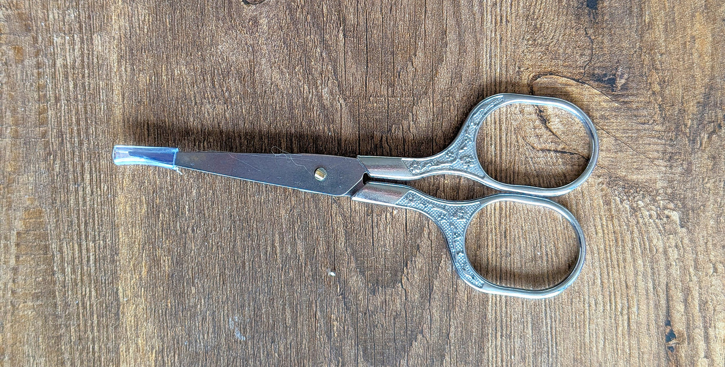 Grotere borduurschaar zilver